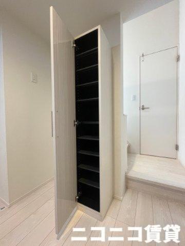 玄関　シューズボックスです　※モデルルーム。