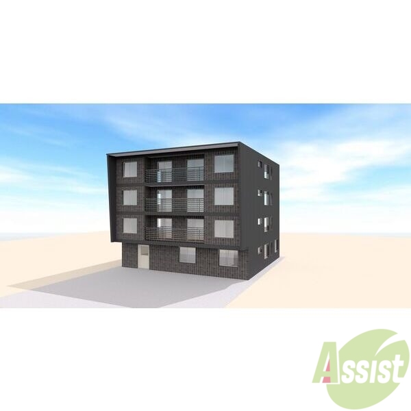 建物外観　月寒西４条「メニーズコート月寒公園プレミア」完成予想パース