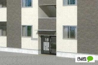 エントランス　建築中！