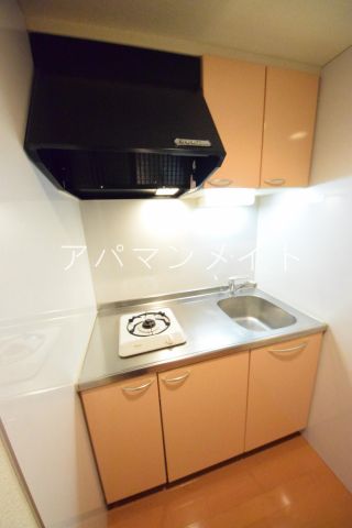 キッチン　一口ガスコンロ付き！