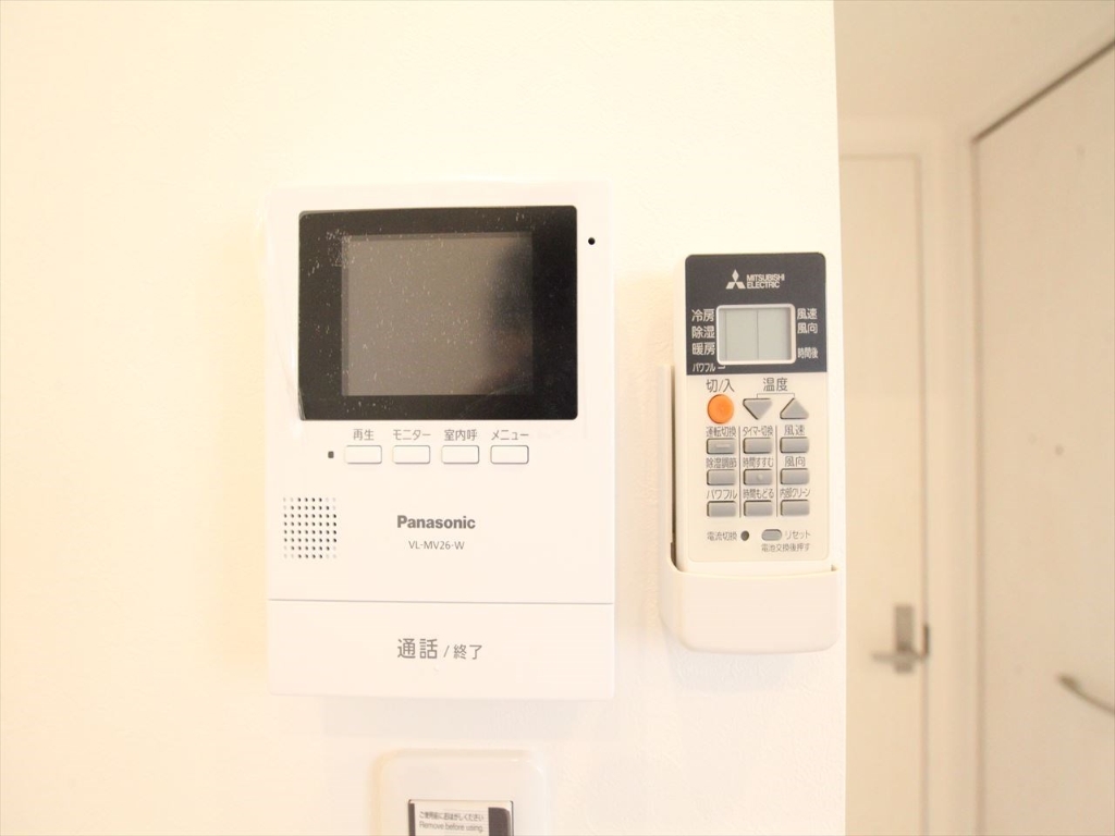 セキュリティ　ＴＶモニター付インターホン　イメージ写真