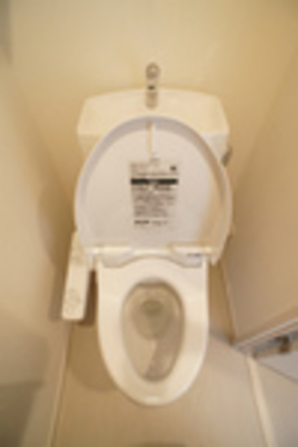 トイレ　洗浄便座付きトイレ。
