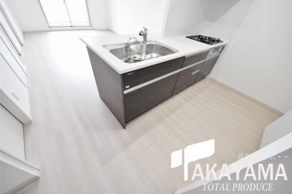 バス・シャワールーム　キッチンスペース、広さのあるキッチンスペースです★