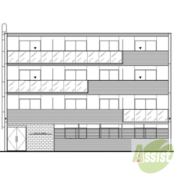 建物外観　完成予想図　札幌市東区北２０条東「フェーラシュヴァル元町」