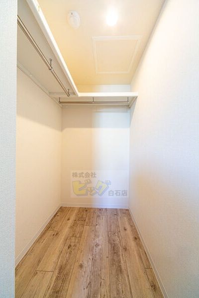 収納　広々ウォークインクローゼット完備しています♪