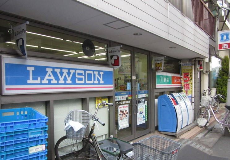 コンビニ　ローソン亀戸水神店（コンビニ）まで150m