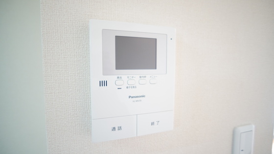 セキュリティ　カメラ付きインターホン