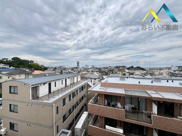 眺望　バルコニーからの眺望。自社撮影写真。