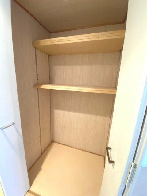 収納　たっぷりとした収納スペースです