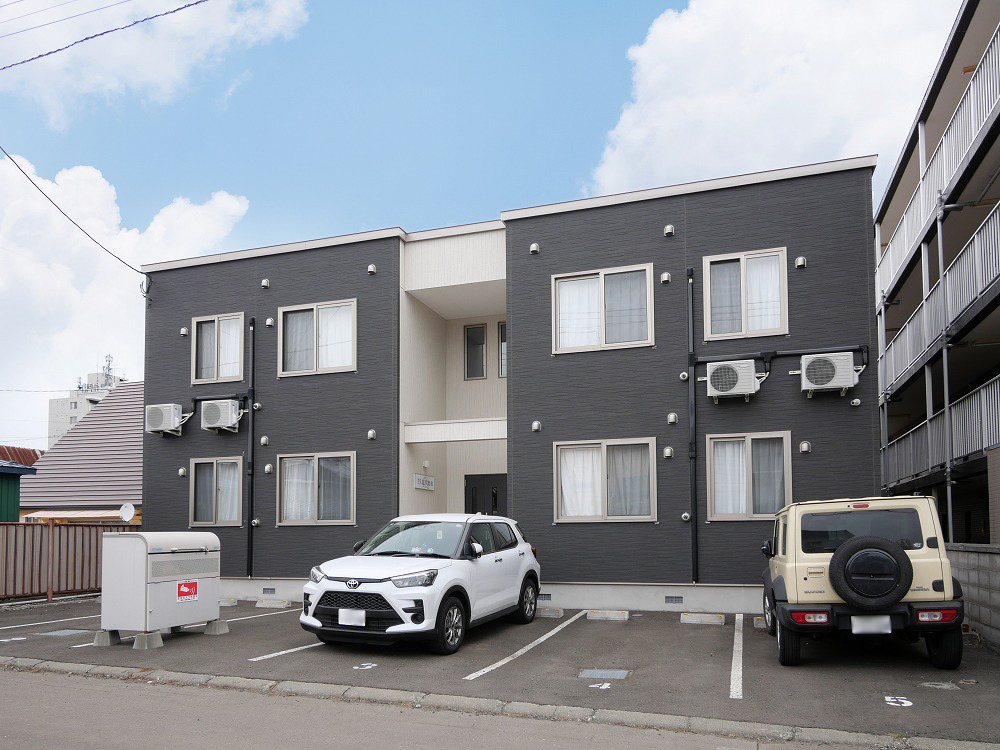建物外観　☆物件名【プリオール恵庭】とお伝えください！