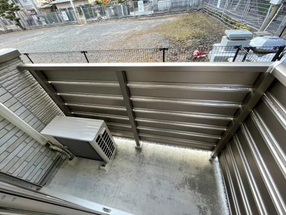 バルコニー　※別部屋の写真です