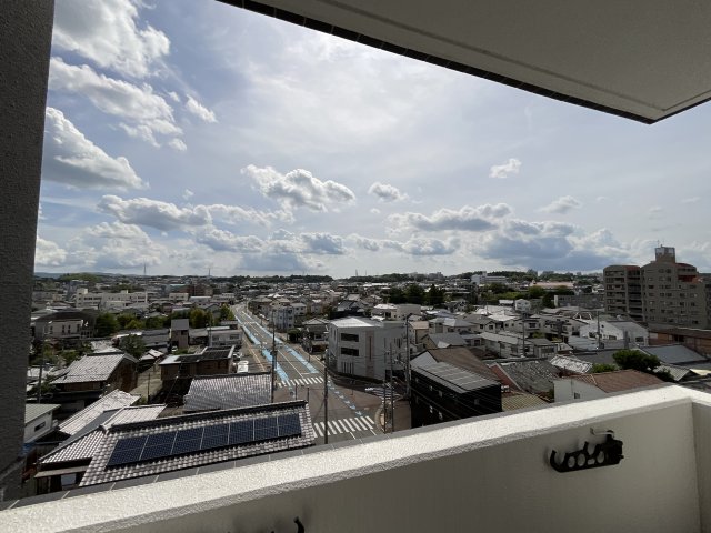 眺望　バルコニーからの展望です?
