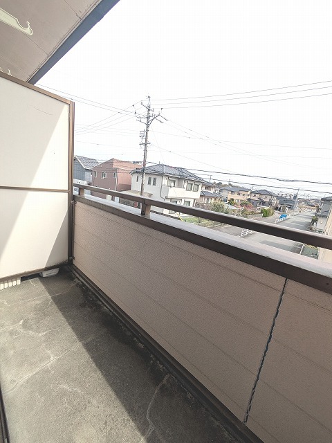 バルコニー　南東向きで明るいです☆
