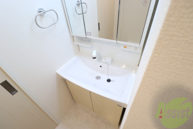 洗面設備　快適に使用できる、清潔感にこだわったトイレです。