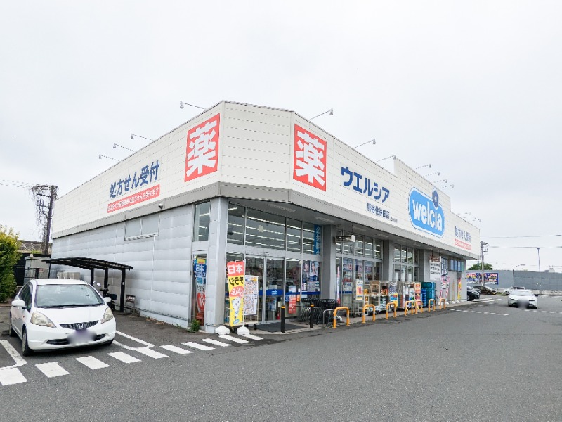 ドラックストア　ウエルシア熊谷佐谷田店（ドラッグストア）まで599m