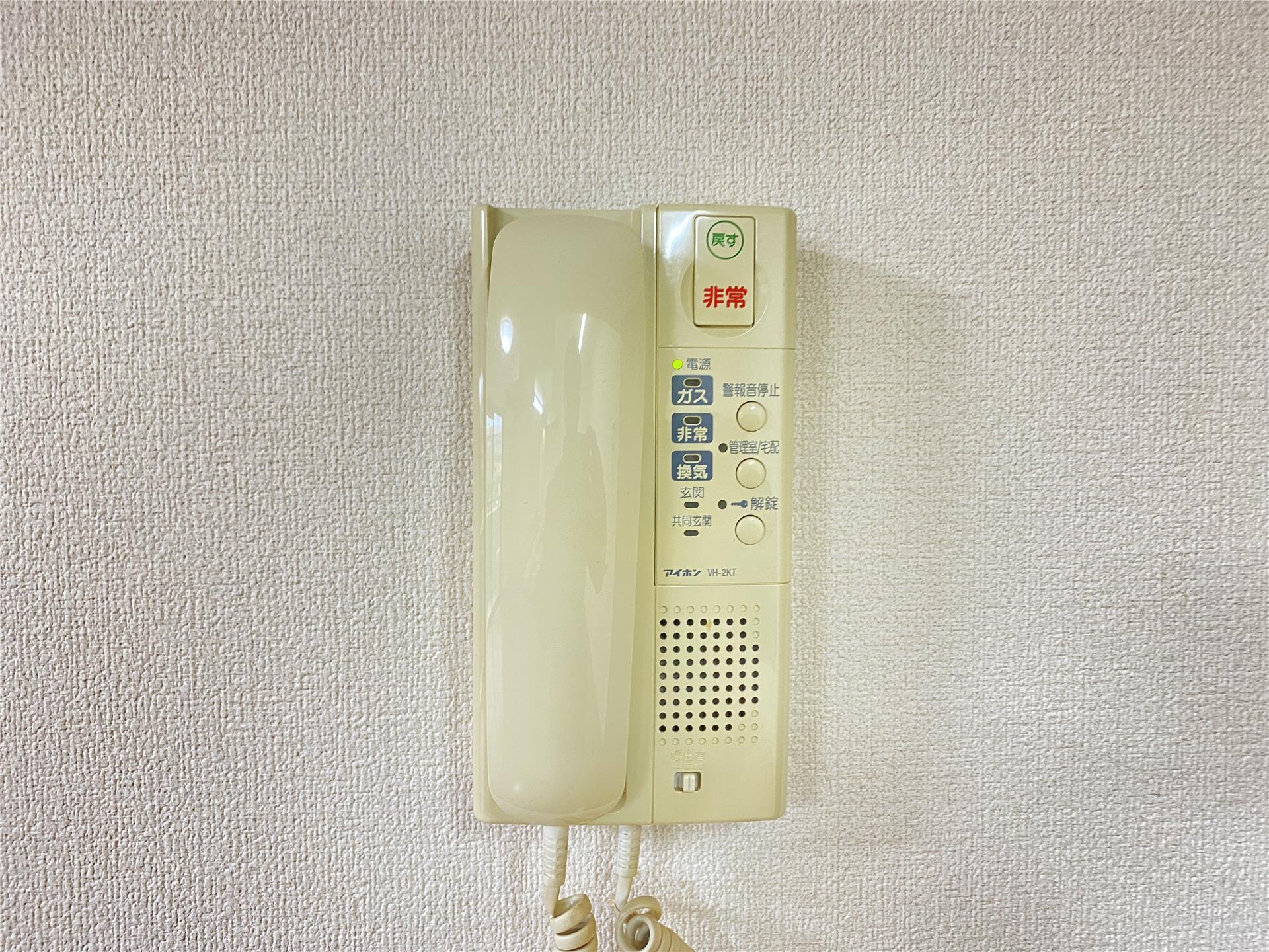 セキュリティ　来客対応に便利なインターホン付き♪