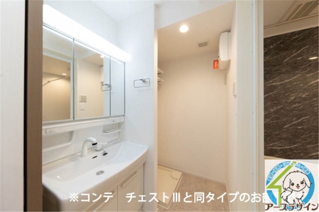 洗面設備　※同施工メーカーイメージ写真
