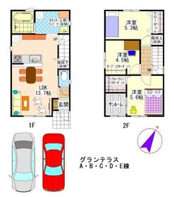 間取り図　グランテラス　A・B・C・D・E棟