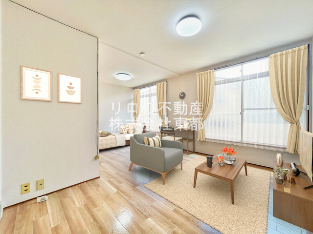 居室・リビング　こちらの家具はＣＧです。家具付きではございません。