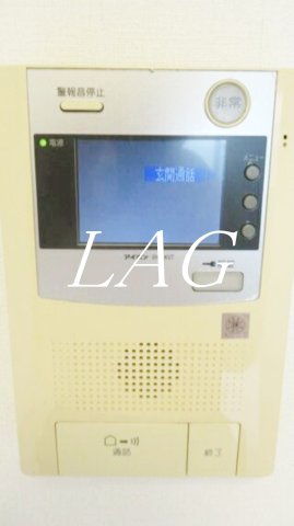 セキュリティ　モニター付きインターホンです。