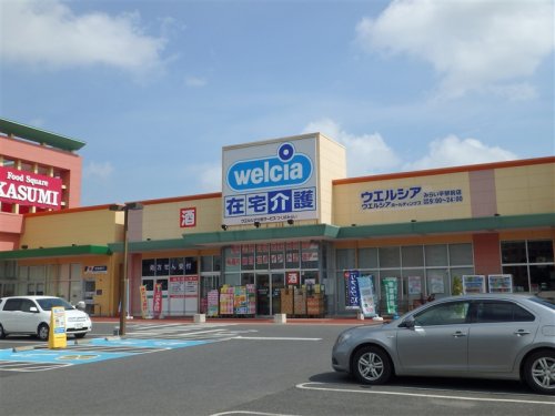 ドラックストア　ウエルシアみらい平駅前店（ドラッグストア）まで506m