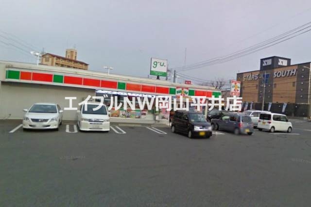 コンビニ　サンクス岡山新福店（コンビニ）まで115m