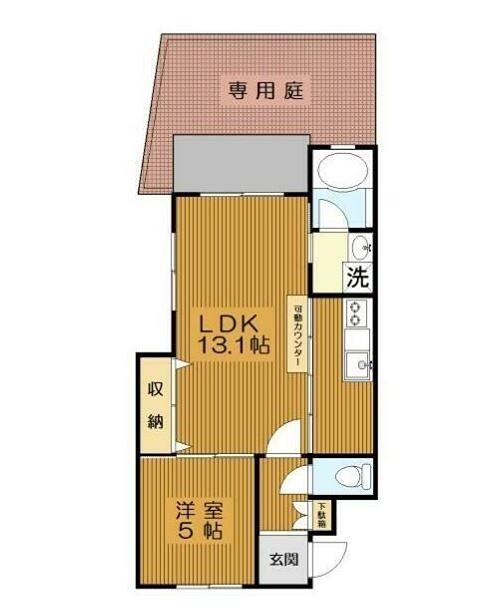 ブルーライン 立場駅 徒歩10分 3階建 築18年の間取り写真