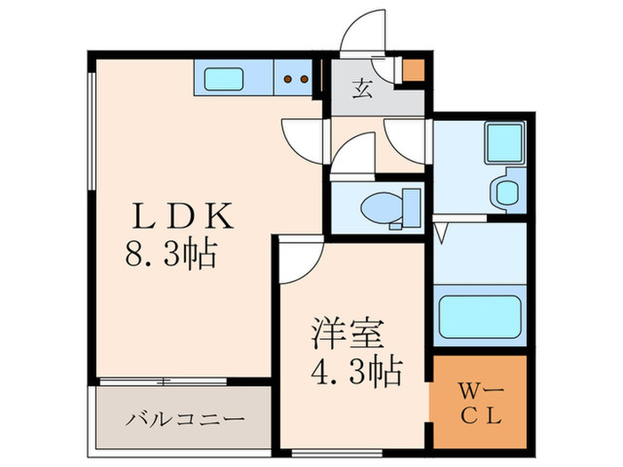 クレシア清納の間取り写真