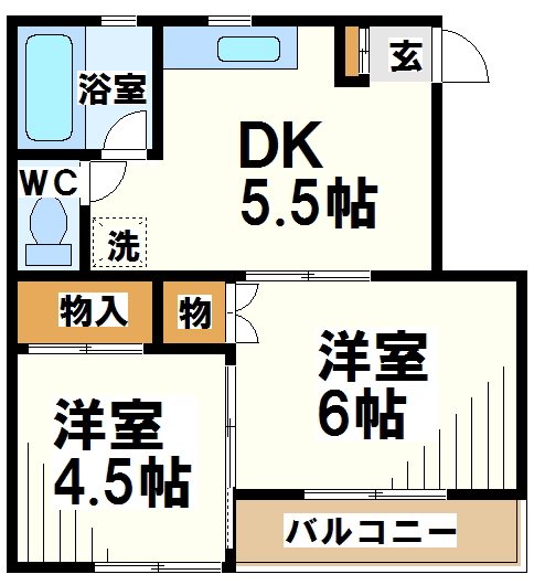 プランタンの間取り写真