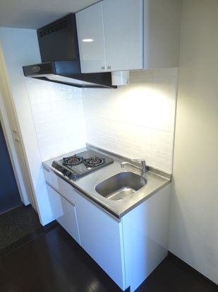 キッチン　■２口ガスコンロシステムキッチン■都市ガス♪