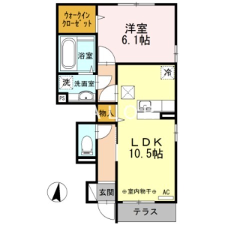 ドエルピアAの間取り写真