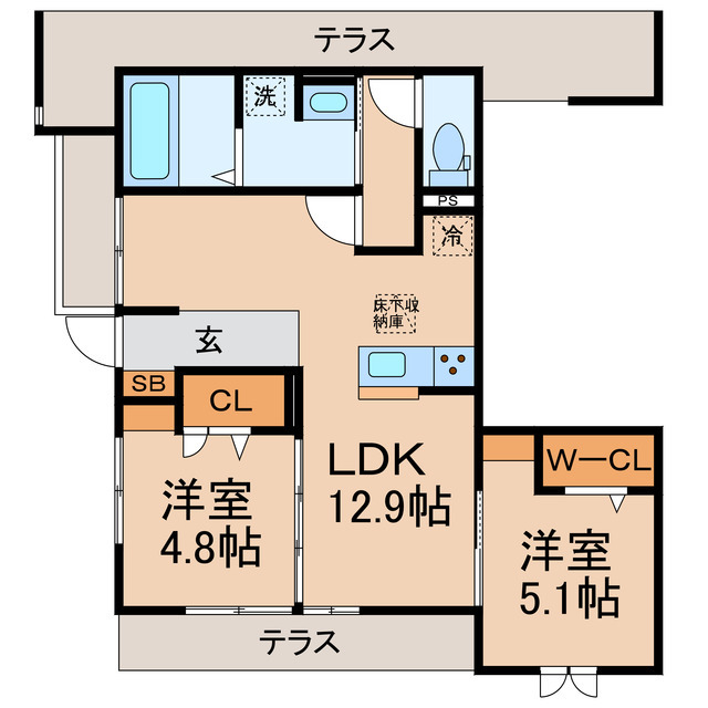 ＪＲ横須賀線 東戸塚駅 徒歩12分 3階建 新築の間取り写真