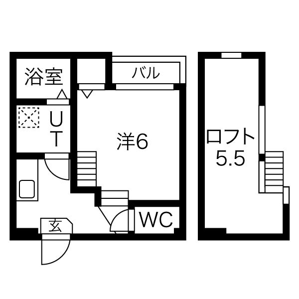 レンガース Iの間取り写真