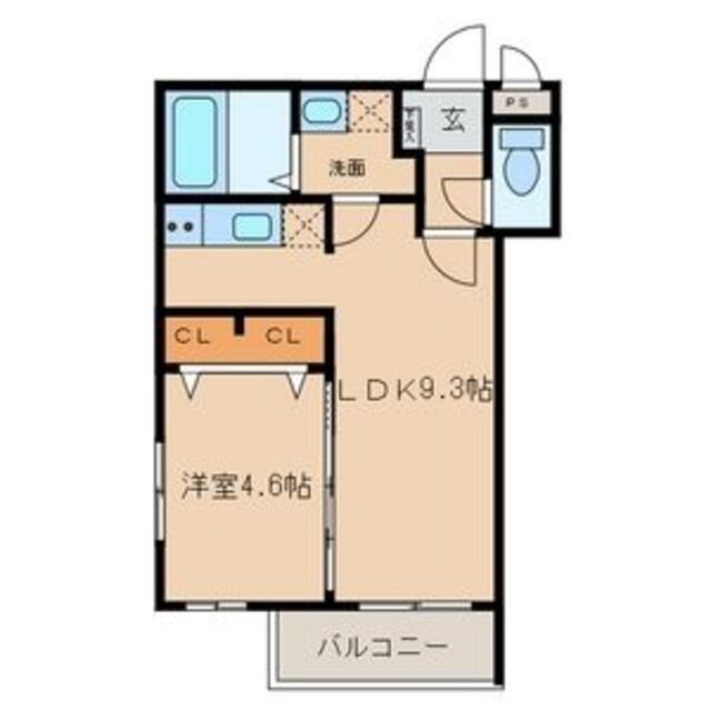 MOVE若宮の間取り写真