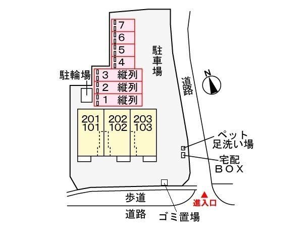 駐車場　間取図