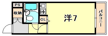 メゾンドゥロイの間取り写真