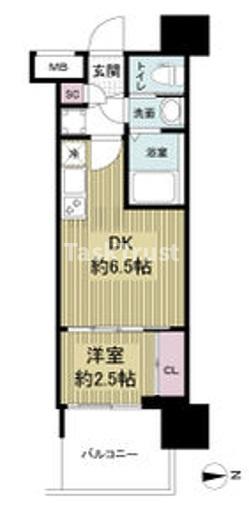セレニテ中崎町リアンの間取り写真