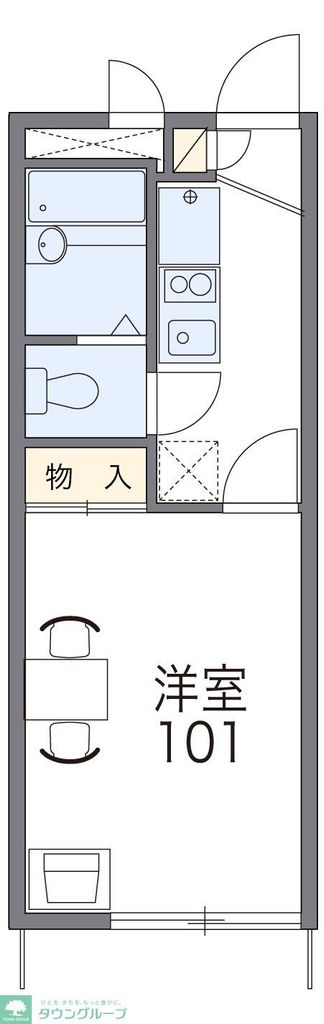 レオパレス錦の間取り写真