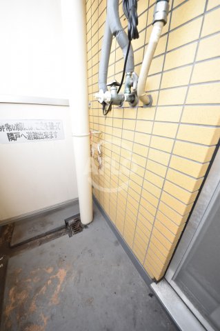 その他設備　童夢ハイツ　洗濯機置場
