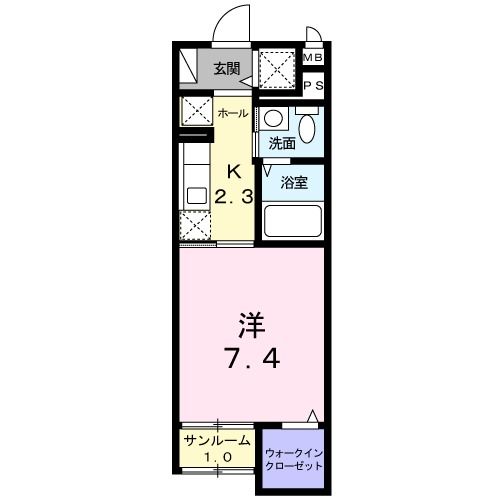 ルミエール Yの間取り写真