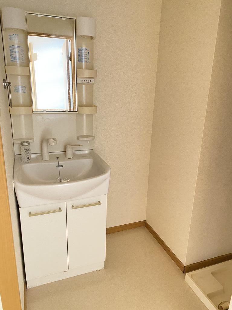洗面設備　同タイプのお部屋のものとなります。