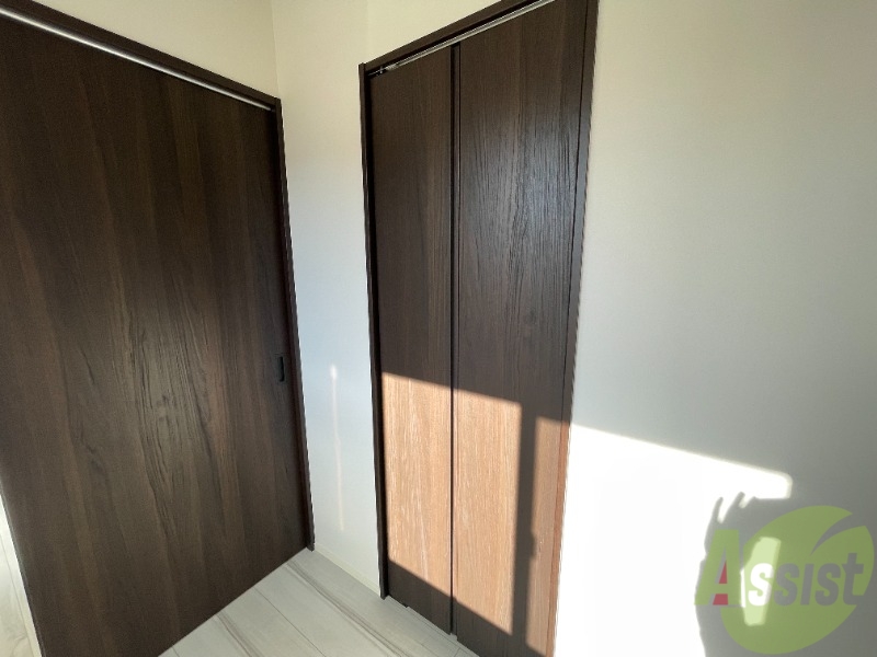 収納　ここに収納があります。収納があると部屋が広く使えます。