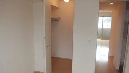 収納　ウォークインクローゼットです