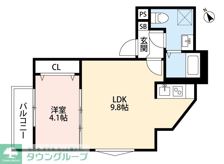 CRASTINE愛宕町の間取り写真