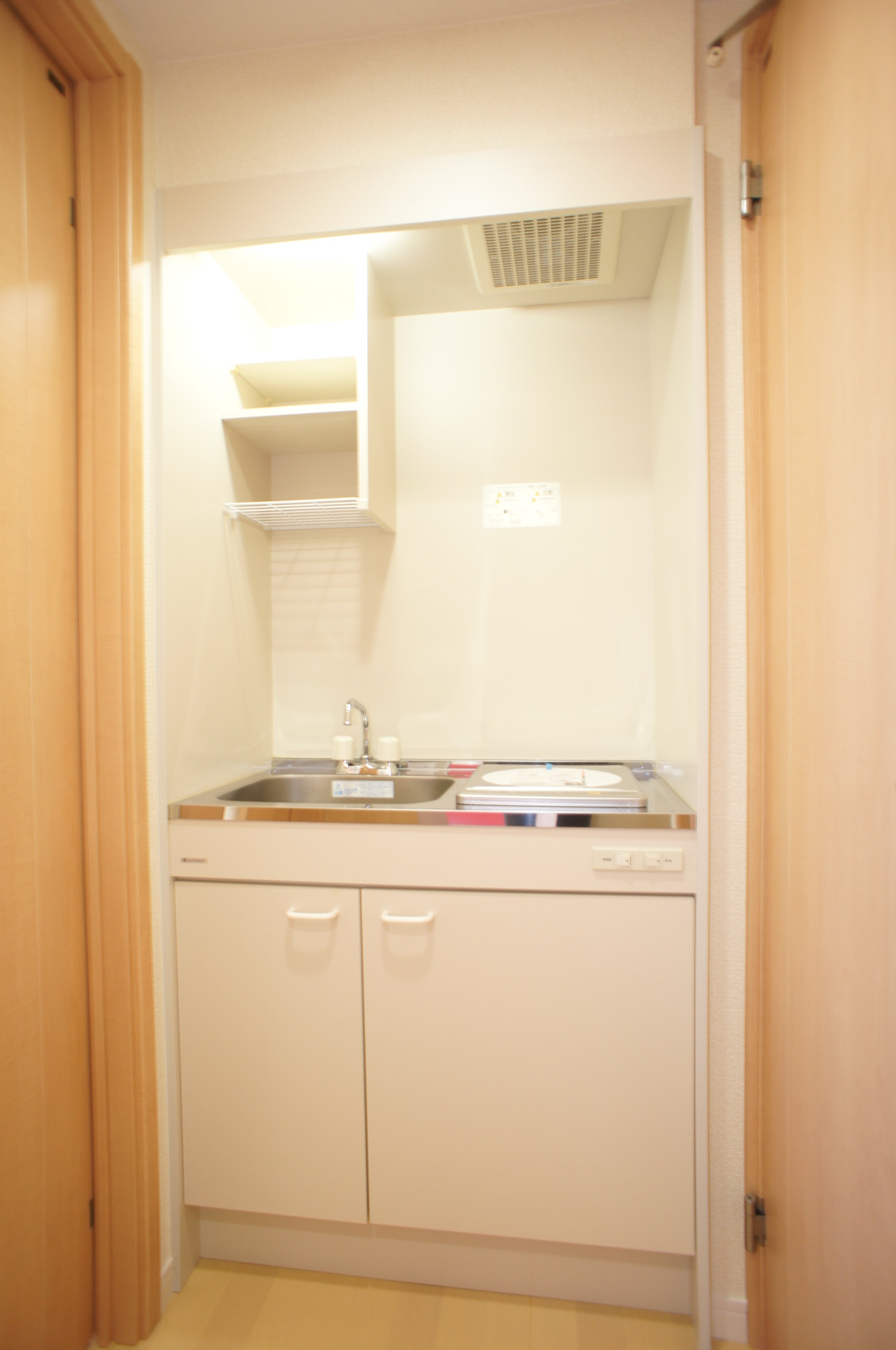 キッチン　１口ＩＨクッキングヒーターあります！