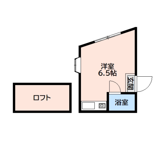 川崎市麻生区高石のアパートの間取り