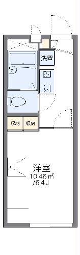 レオパレス竜ヶ丘西の間取り