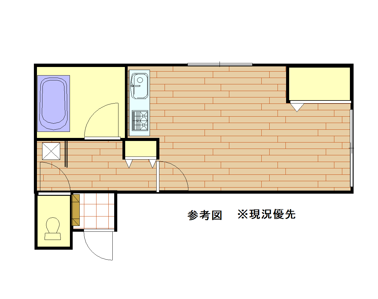 山梨ハイツの間取り