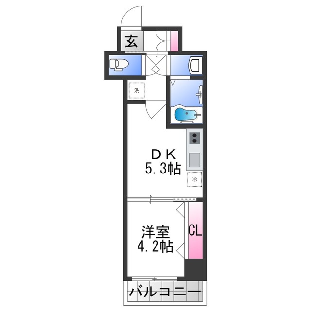 GARDENIA高井田の間取り