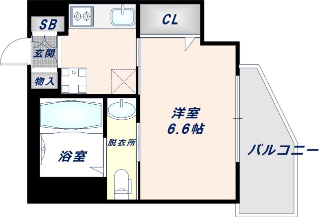 ワールドアイ大阪城EASTアドバンスの間取り